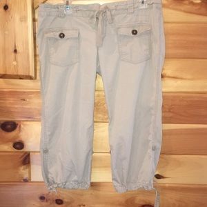 American Eagle khaki pants. Wear 3 ways.